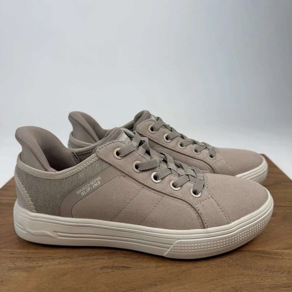 New Mens Skechers Good to See Ya Slip On Canvas Casual Sneakers Shoes Size 7.5 M